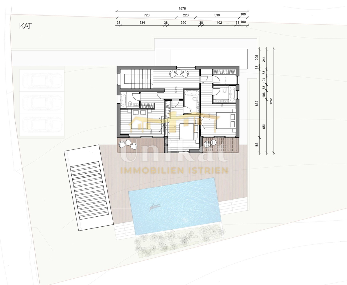 Hiša na veliki parceli v Središnji Istri